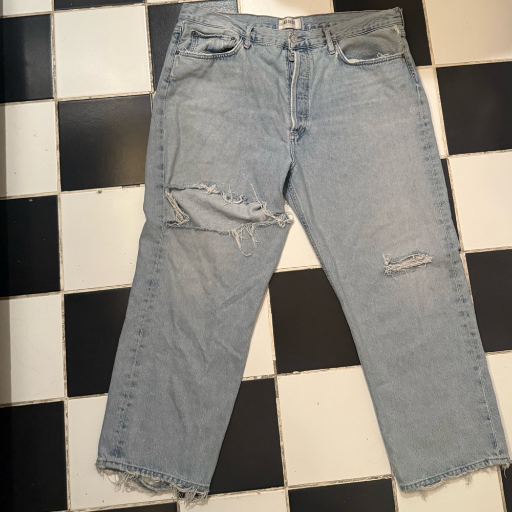 Agolde Blue Denim Jeans – Women’s Size 34 – EUC / Excellent Condition